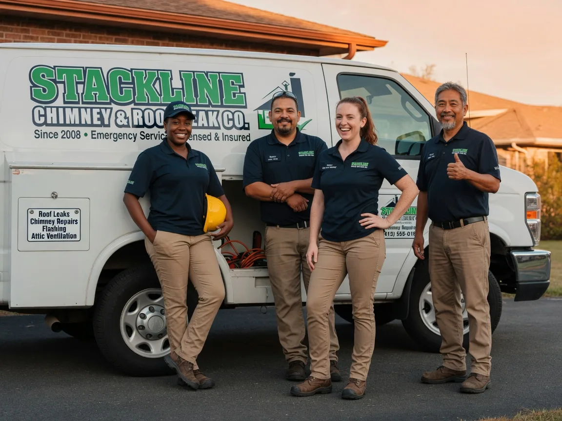 Chimney flashing repair company in Black Rock, AR